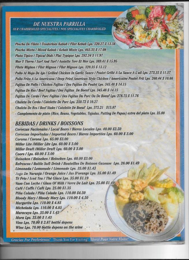 La Delphina Bed And Breakfast Bar And Grill La Ceiba Exterior foto